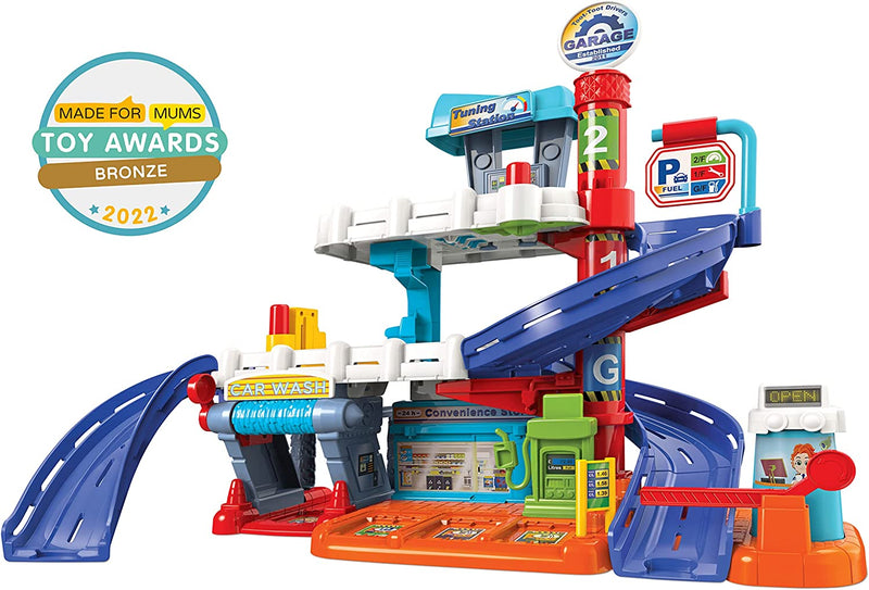 Vtech Toot-Toot Drivers Fix & Fuel Garage Car Tracks for Kids 