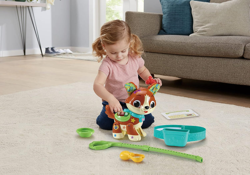 Vtech Let's Go Action Pup Interactive Pretend Play Puppy with Colours & Numbers 