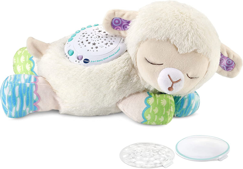 Vtech Baby 3-In-1 Starry Skies Sheep Soother Soft Toy for Babies 