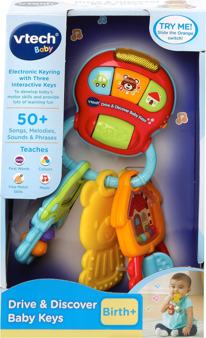 Vtech Drive & Discover Keys Rattle Toy with Sounds and Phrases