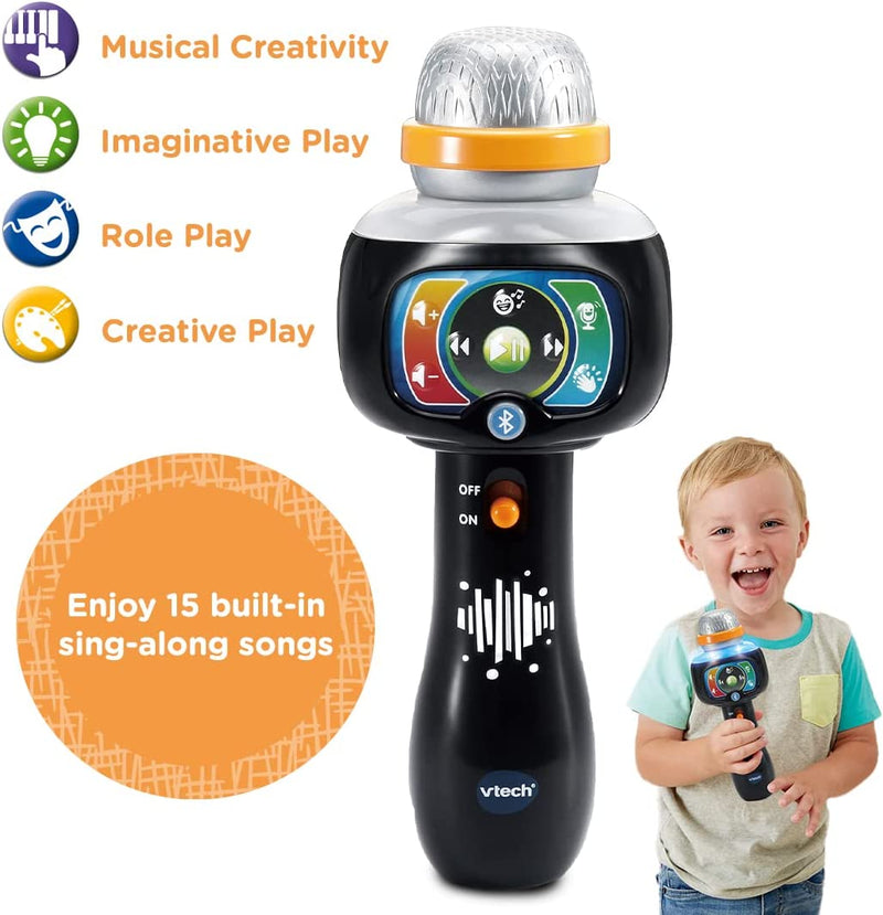 Vtech Singing Sounds Microphone Musical Toddler Toy with Sound Effects & Music