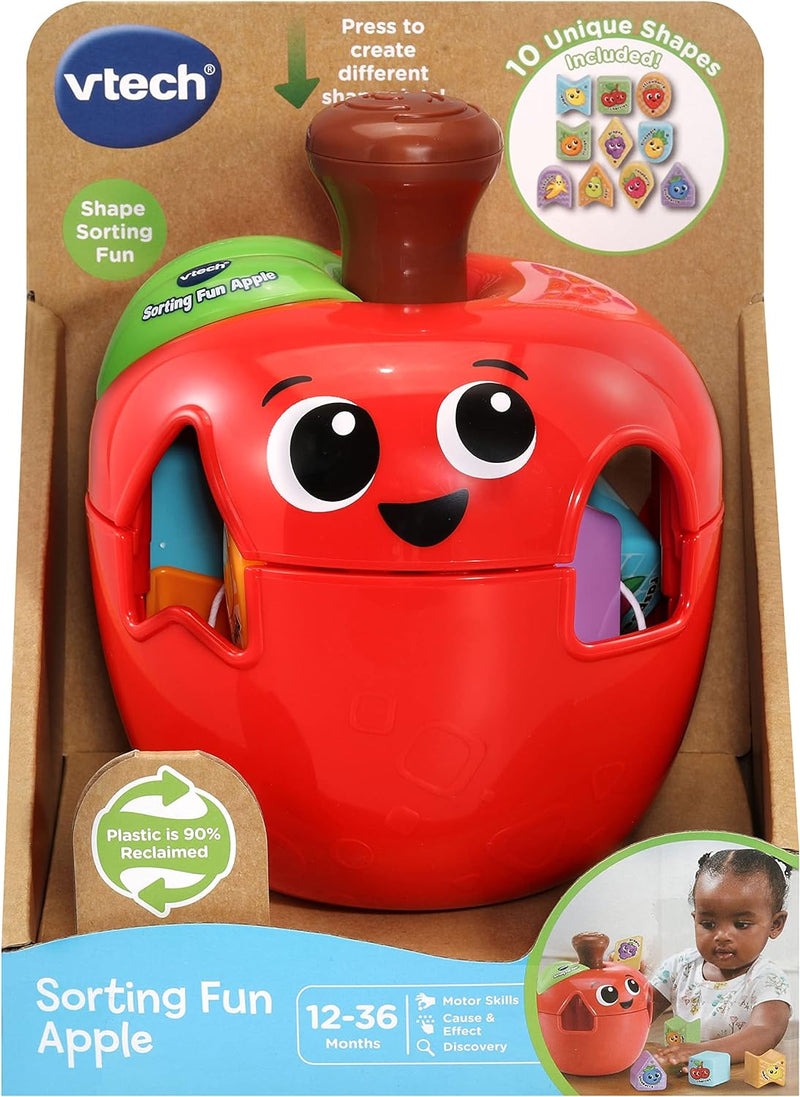 Vtech Sorting Fun Apple Shape Sorter Educational Learning Toy