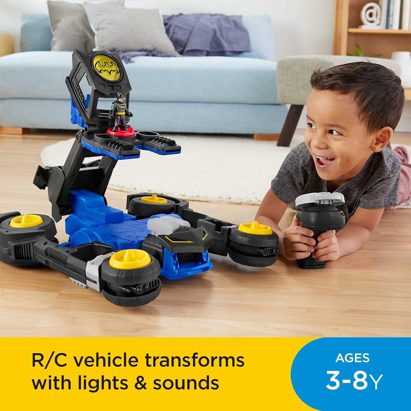 Imaginext DC Super Friends Batman Transforming Batmobile Remote Control Car