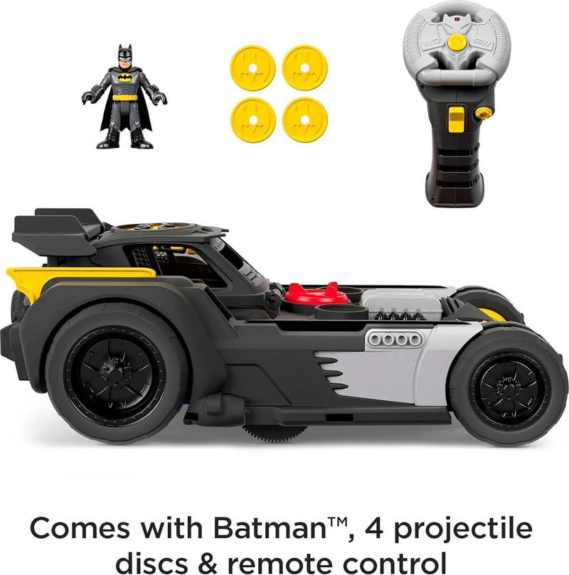 Imaginext DC Super Friends Batman Transforming Batmobile Remote Control Car