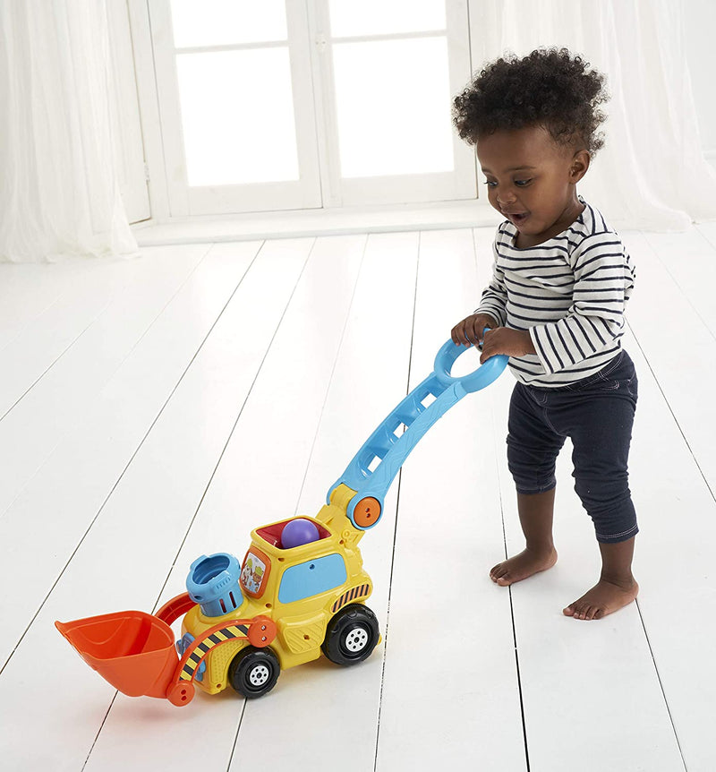 Vtech POP and Drop Digger Educational Push along Digger for Toddler