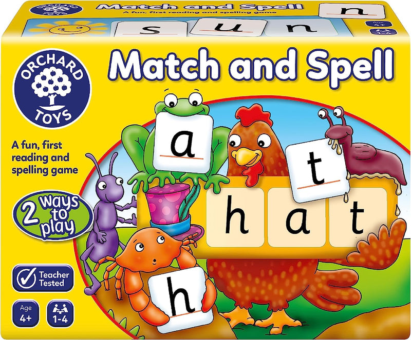 Match and Spell Game for Sight Words Reading & Literacy Skills