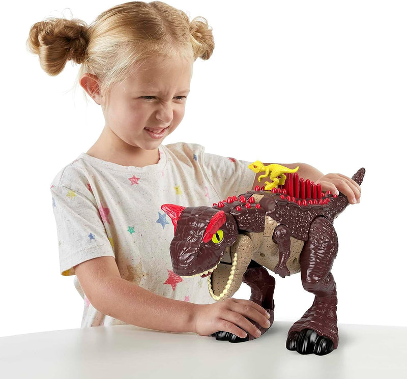 Imaginext Jurassic World Dinosaur Toy Spike Strike Carnotaurus