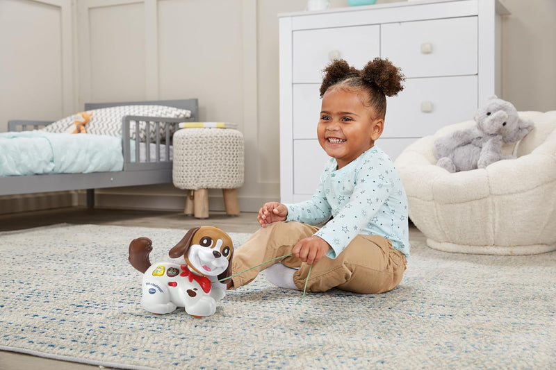 Vtech Baby Walk & Woof Puppy Pull-Along Baby Toy Dog 