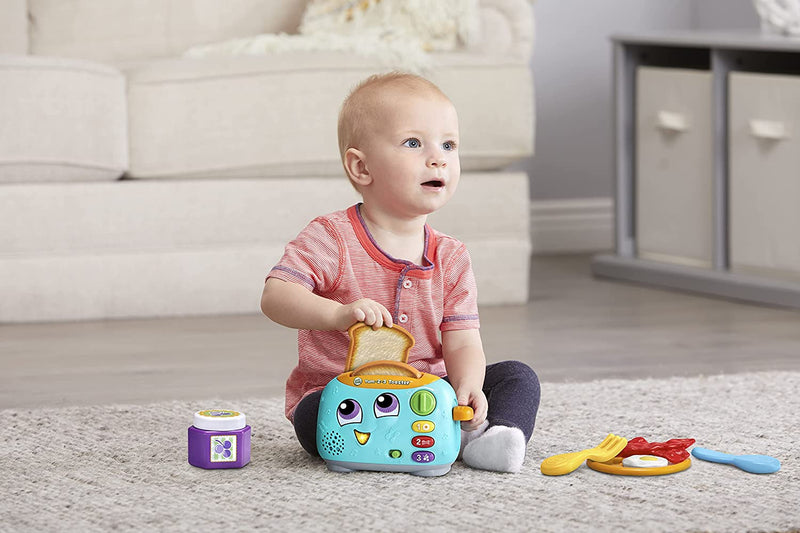 Leapfrog Yum-2-3 Toaster Learning Toy with Sounds and Colours for Sensory Play