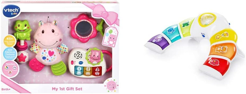 Vtech My First Gift Set New Baby Gifts Including Hippo Animal Plush, Baby Teether