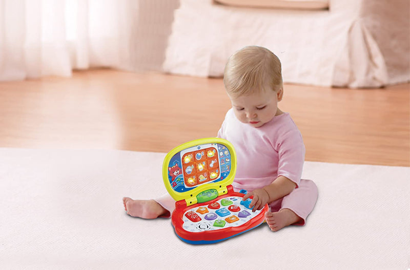 Vtech Baby Colourful Laptop with LCD Screen, Sound Effects, Phrases and Songs