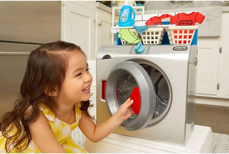 Little Tikes First Washer-Dryer -Interactive & Realistic with Sounds 