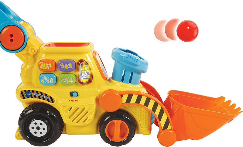 Vtech POP and Drop Digger Educational Push along Digger for Toddler