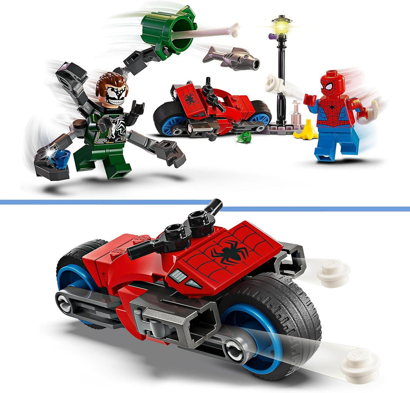 Lego Marvel 76275 Motorcycle Chase: Spider-Man Vs. Doc Ock