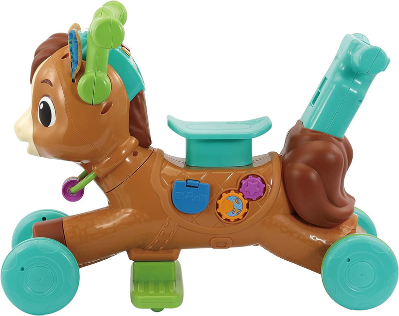 Vtech 3-In-1 Bounce & Go Pony Interactive & Educational Ride on Toy 