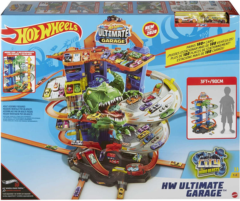 Hot Wheels  City Ultimate Garage Playset with Multi-Level Racetrack