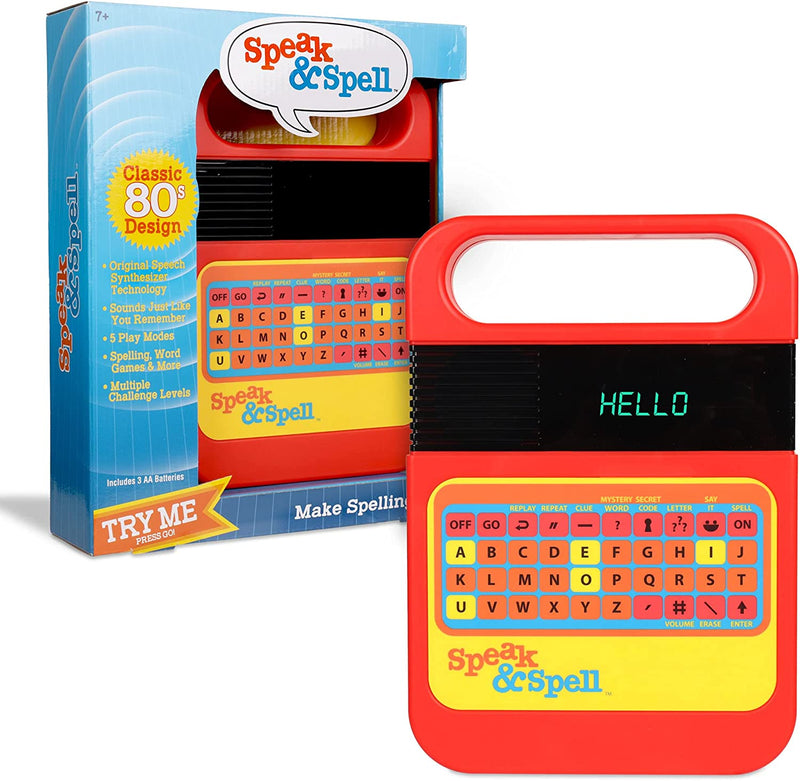 Retro Speak & Spell Electronic Game  Classic Retro Interactive Toy