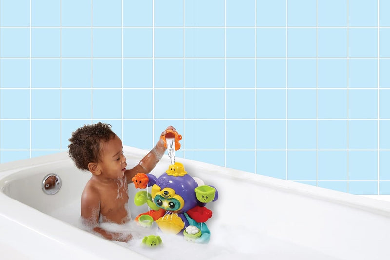 Vtech Splash & Play Octopus Interactive Bath Time Activity Toy with Sounds and Phrases