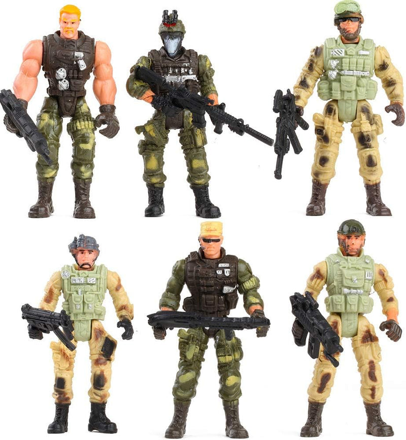 Special Forces Army Men Combat SWAT Soldier Action Figures 