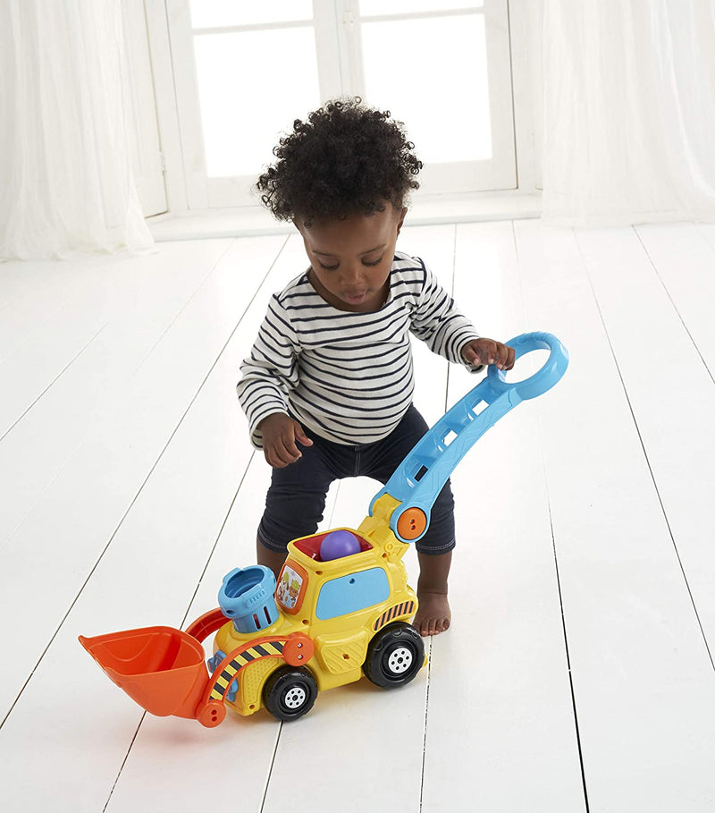 Vtech POP and Drop Digger Educational Push along Digger for Toddler