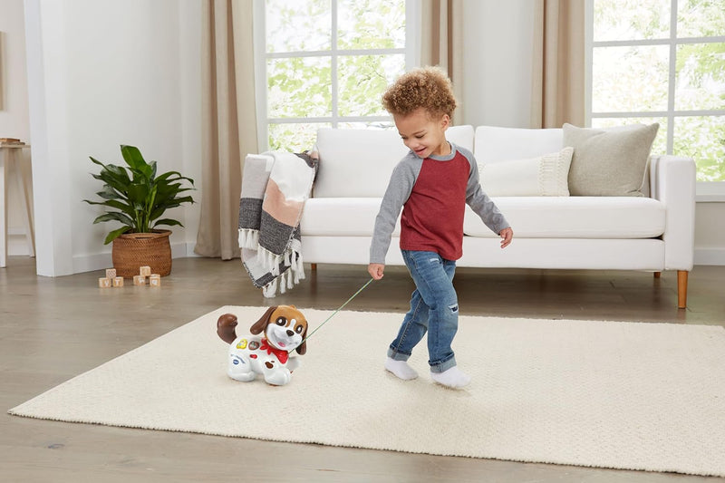 Vtech Baby Walk & Woof Puppy Pull-Along Baby Toy Dog 