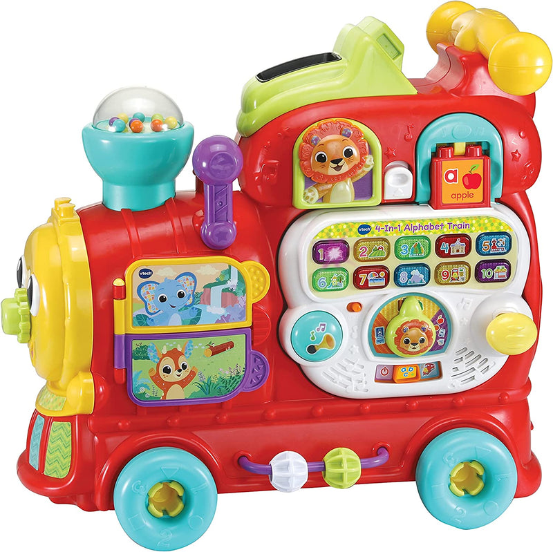 Vtech Baby 4-In-1 Alphabet Train Baby Walker with Lights and Sounds