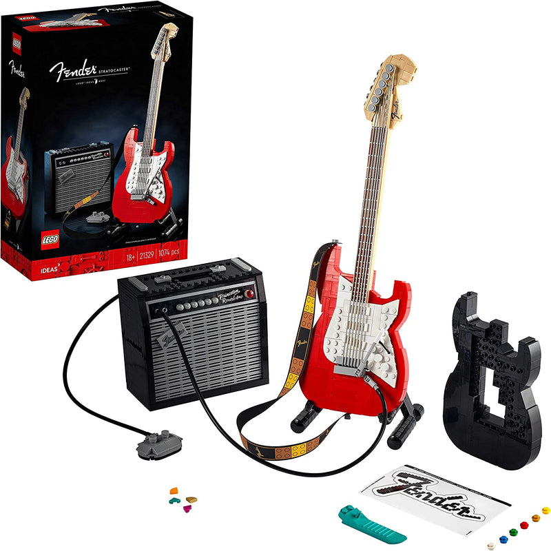 Lego 21329 Ideas Fender Stratocaster DIY Guitar Model Building Set