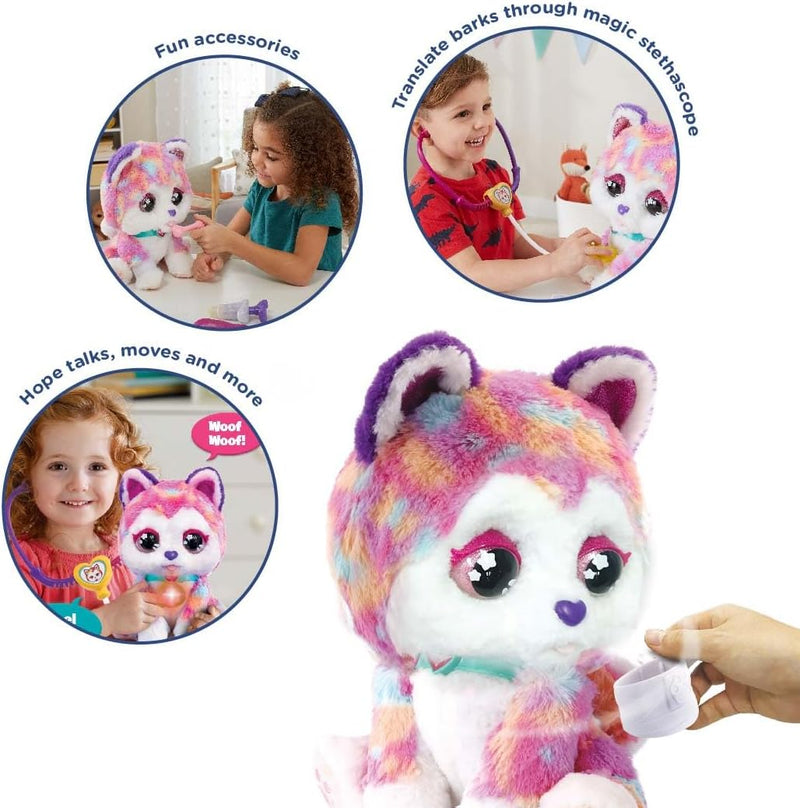 Vtech Hope the Rainbow Husky Interactive Soft Toy for Kids