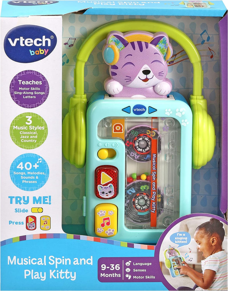 Vtech Baby Musical Spin and Play Kitty Musical Interactive Toy