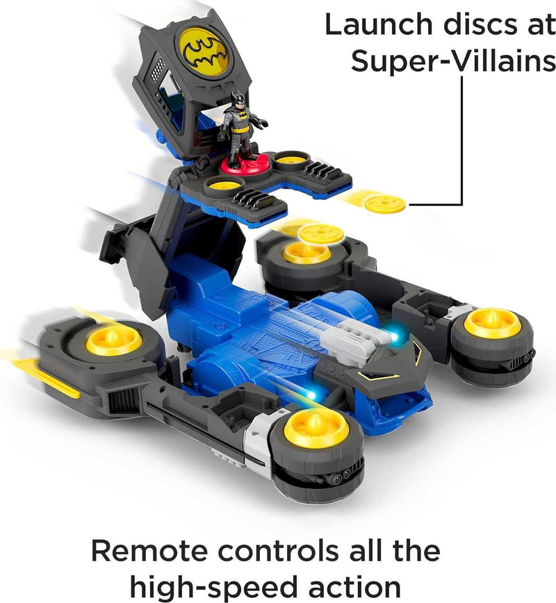 Imaginext DC Super Friends Batman Transforming Batmobile Remote Control Car