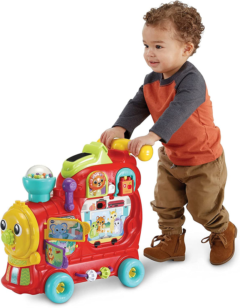 Vtech Baby 4-In-1 Alphabet Train Baby Walker with Lights and Sounds