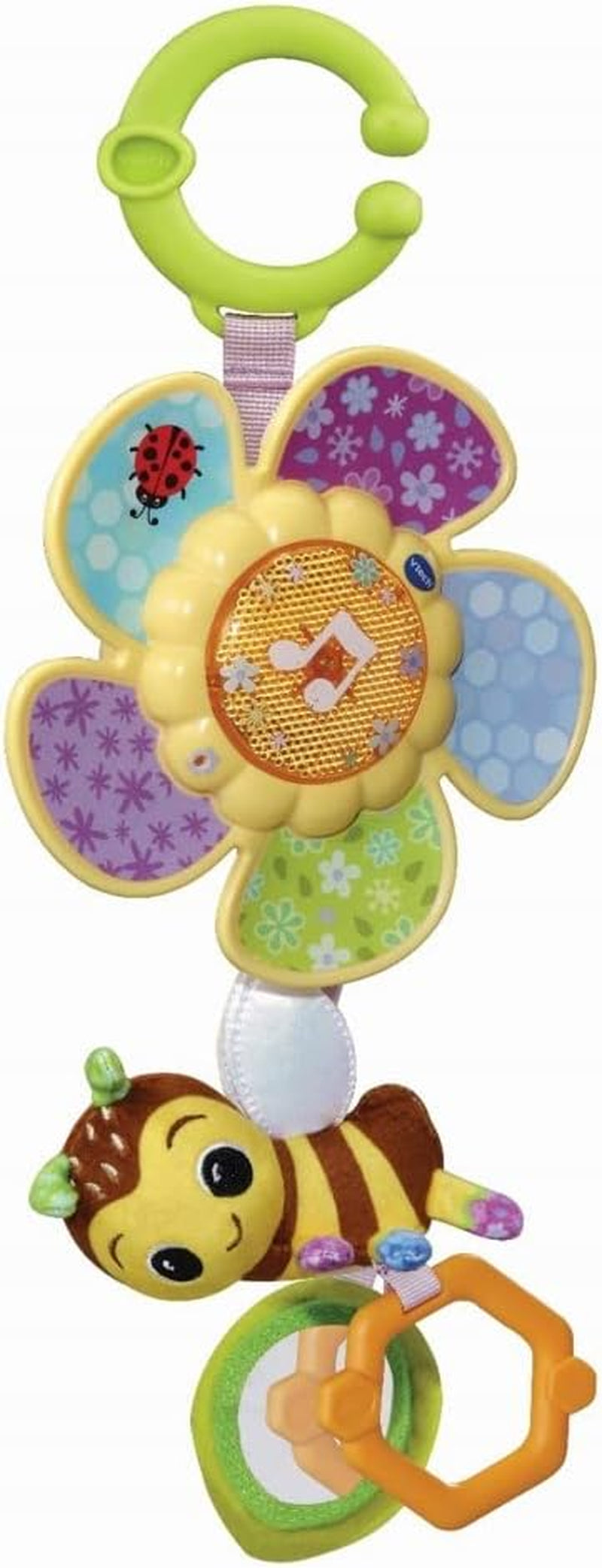 Vtech Baby Tug & Spin Busy Bee Interactive Toy for On-The-Go Play